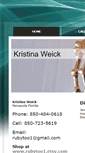 Mobile Screenshot of kristina-weick.com